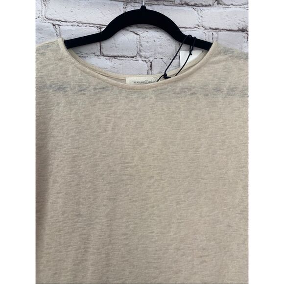 Treasure & Bond cream woman’s top size medium new - Picture 3 of 7
